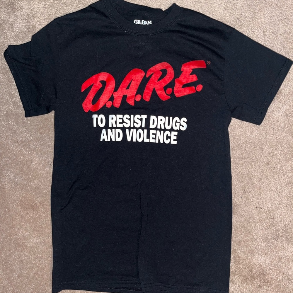 DARE to resist drugs and violence tshirt.